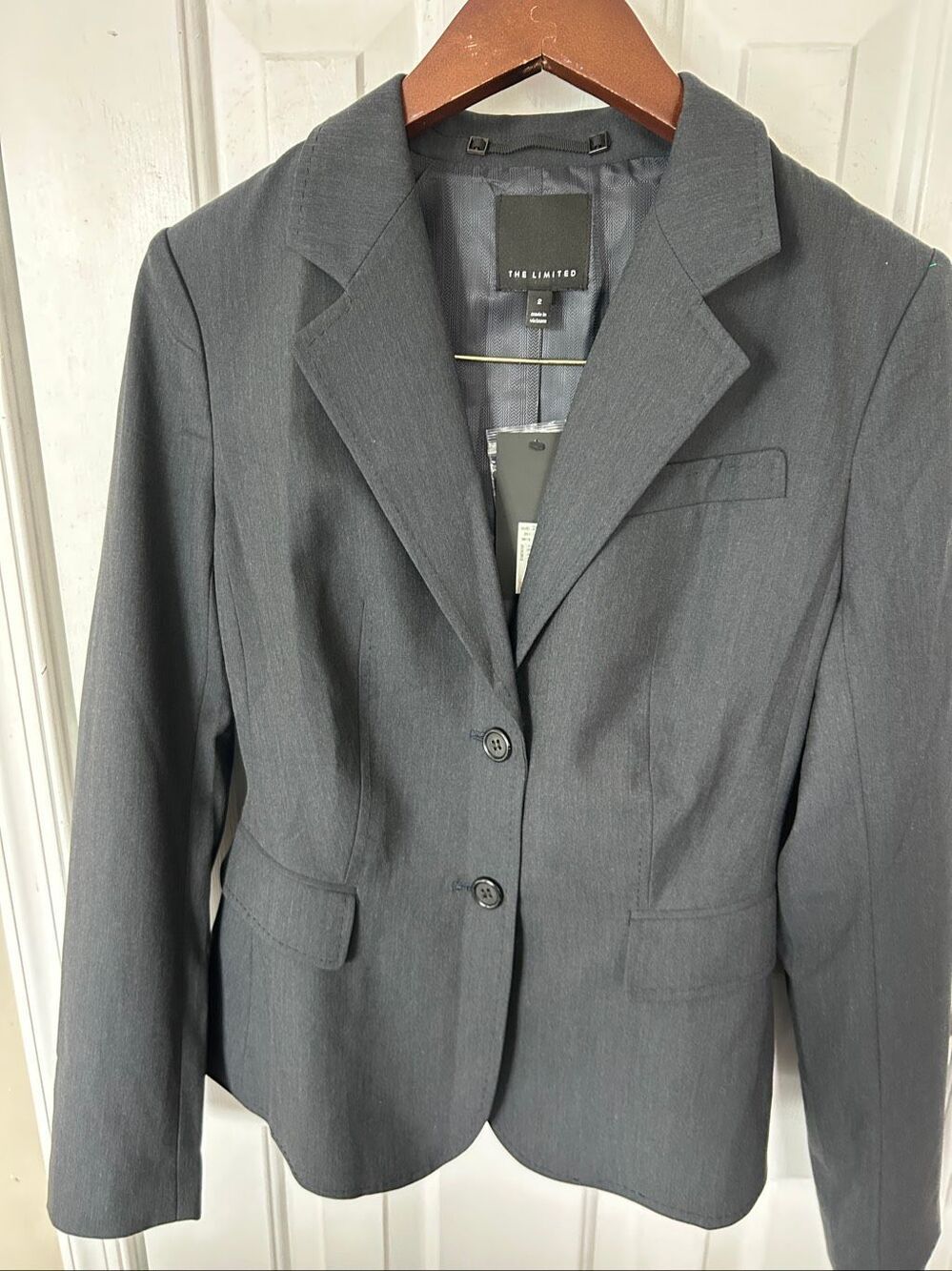 The Limited Dark blue blazer/suit jacket size 2, new with tags Y2K